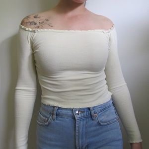 Yellow Ribbed Garage Top